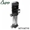 Máy bơm trục đứng đa tầng cánh APP MTVS-608T 4HP
