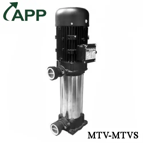 Máy bơm trục đứng đa tầng cánh APP MTVS-608T 4HP